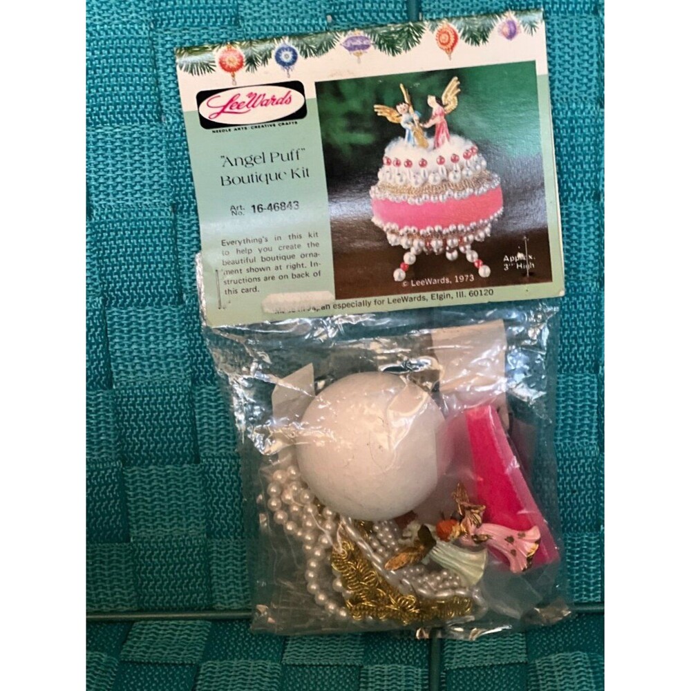 Vintage Lee Ward's Angel Puff Ornament Kit